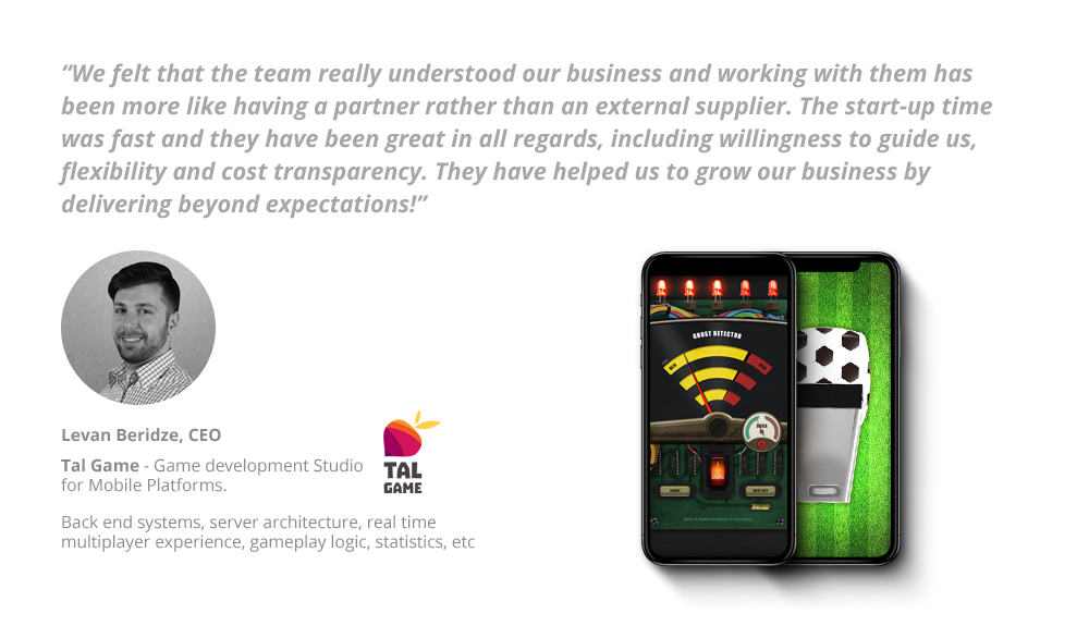 TalGame Testimonial